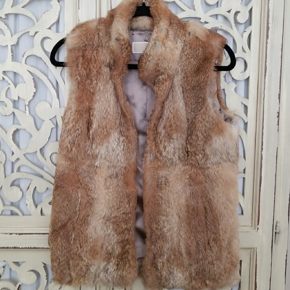 Real Fur Vest by Michael Kors